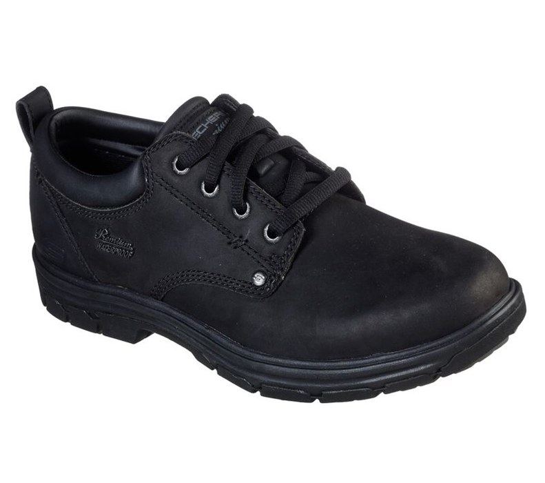 Skechers Relaxed Fit: Segment - Ridgeman - Mens Sneakers Black [AU-MN6040]